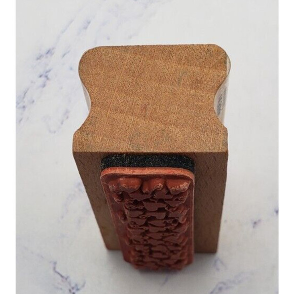 Heart Ivy Small Hearts Stampcraft Wood Mounted Rubber Stamp - Picture 3 of 7
